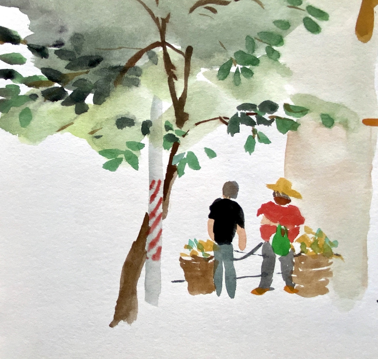 小肥鸡Lia2020水彩速写（图ZMjM4ODkxOTY0） - 绘本 - 站酷设计师小肥鸡lia原创素材 - 站酷ZCOOL