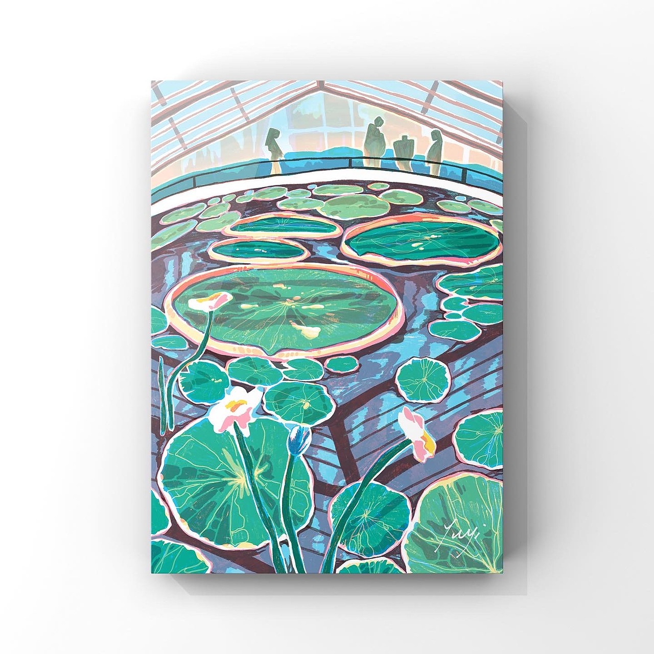 Water lily（图ZMzAwNzM0NTk2） - 艺术插画 - 站酷设计师Chenruxuee原创素材 - 站酷ZCOOL