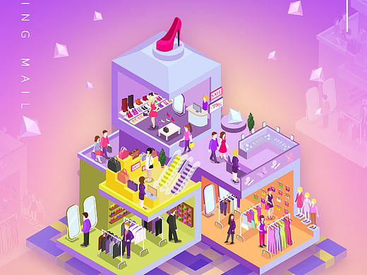 2.5D插画~FASHION BOUTIQUE