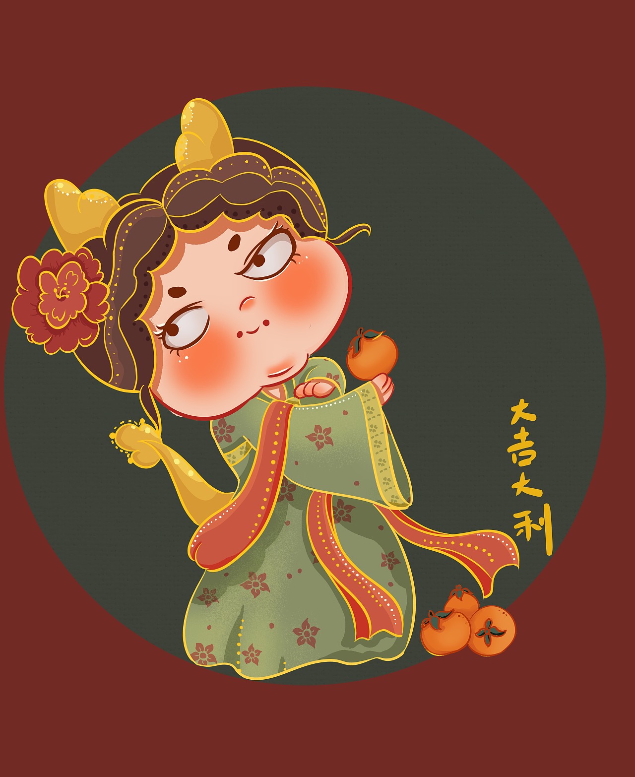 大唐风龙年IP 小龙妹 龙瞪瞪（图ZMzUxMzQ4MjUy） - IP形象 - 站酷设计师米山有鱼mi原创素材 - 站酷ZCOOL