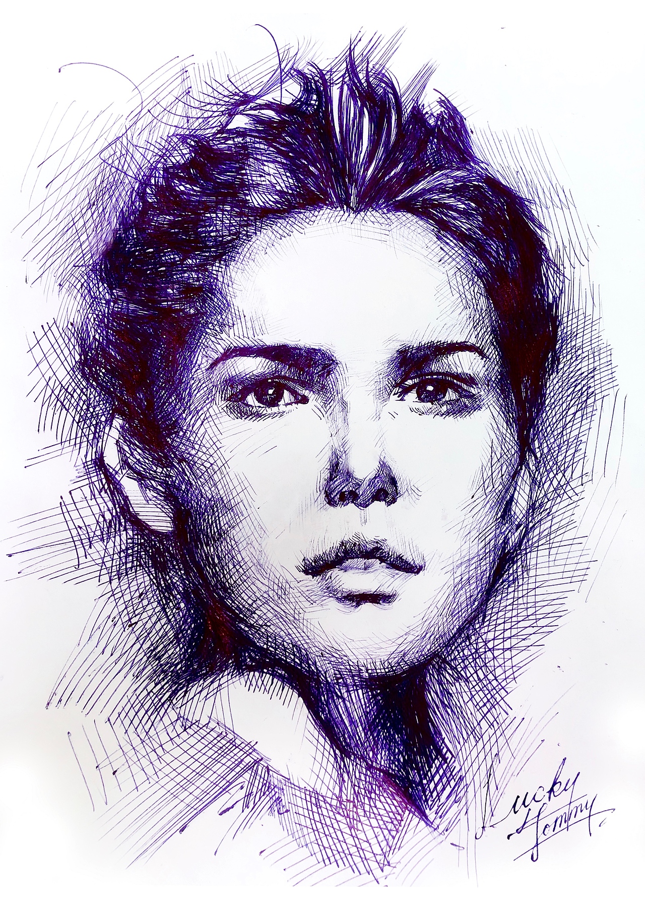 圆珠笔插画练习