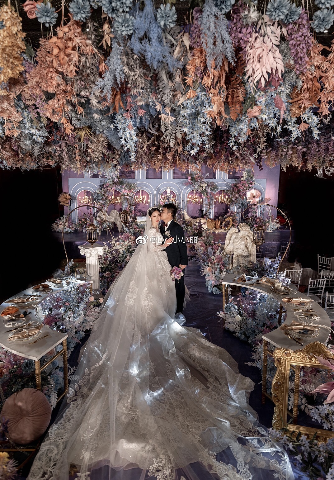 婚礼跟妆大片出炉 太美了叭❤