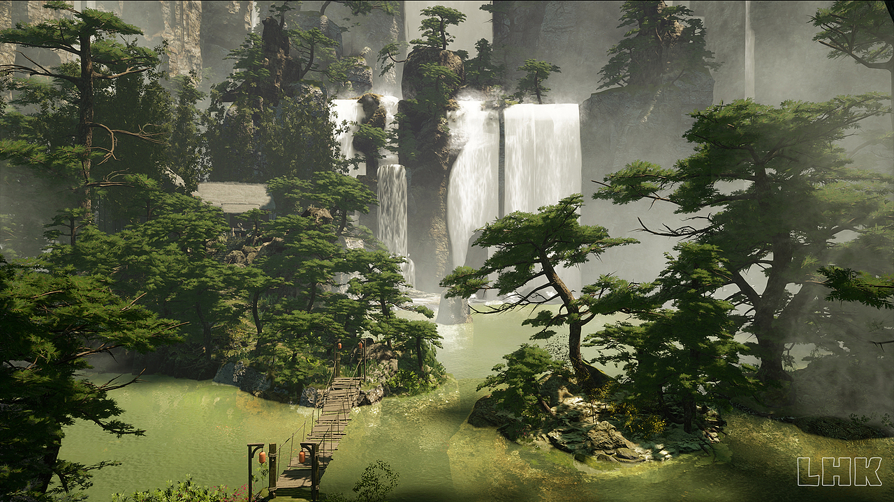 白龙瀑布（图ZMjg1MTM3MDY0） - 场景 - 站酷设计师FX风行者原创素材 - 站酷ZCOOL