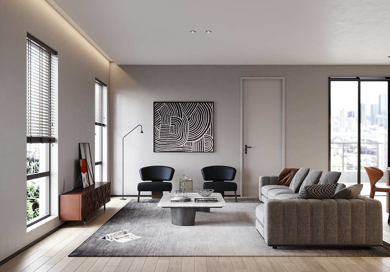 刚柔并济（图ZMjc5Njg2NjA0） - 家装设计 - 站酷设计师武汉山禾空间原创素材 - 站酷ZCOOL