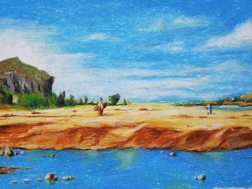 油画棒风景（个人主页-ZMjQzMDYyOTI=） - 创作习作 - 站酷设计师呆梦Dream原创素材 - 站酷ZCOOL