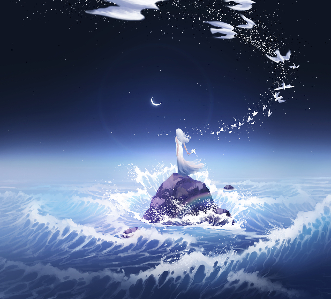 我在黑暗中寻找属于自己的光（图ZMzM2NTc2NDk2） - 商业插画 - 站酷设计师佳佳子_JIA原创素材 - 站酷ZCOOL