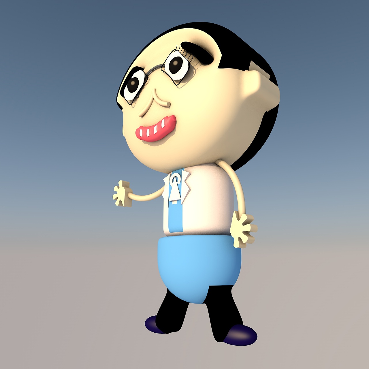 ip人偶c4d建模|三维|人物/生物|程俊cj - 原创作品 - 站酷 (zcool)