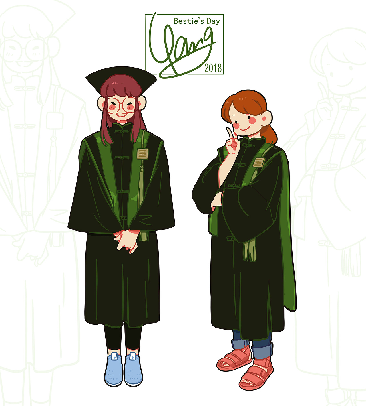 倩倩和静静的小日子3（图ZMTExMzUyMzQw） - 创作习作 - 站酷设计师阿迷子Yang原创素材 - 站酷ZCOOL