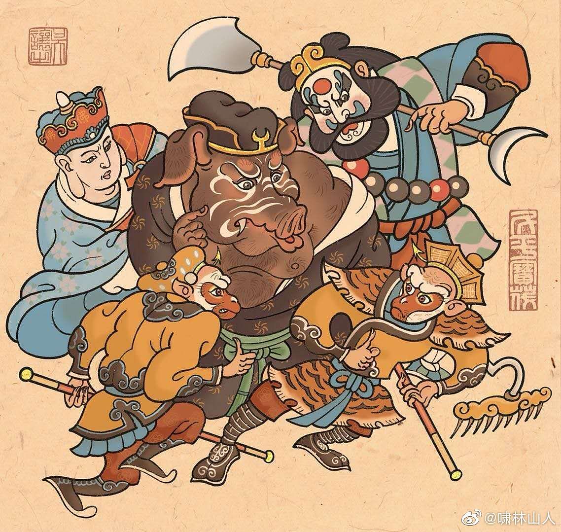 传统题材画稿选集