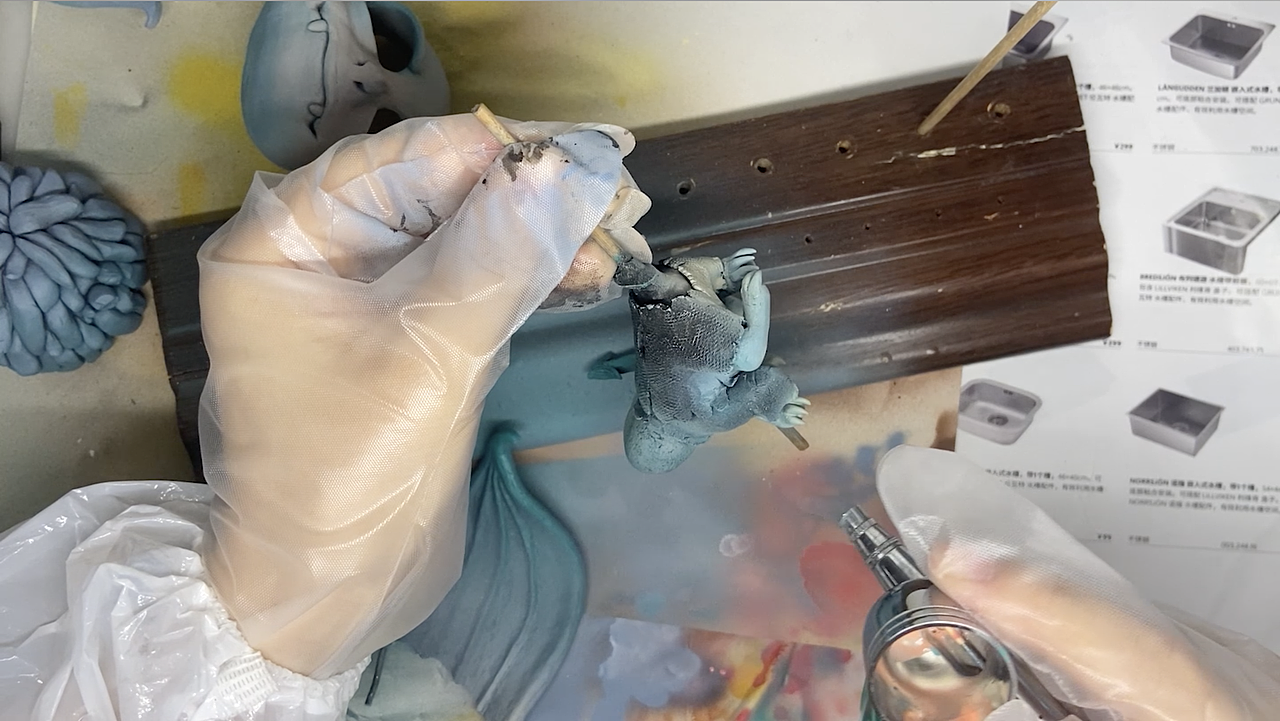 【粘土手作】 孵化了一年的小恶魔奶龙诞生啦!