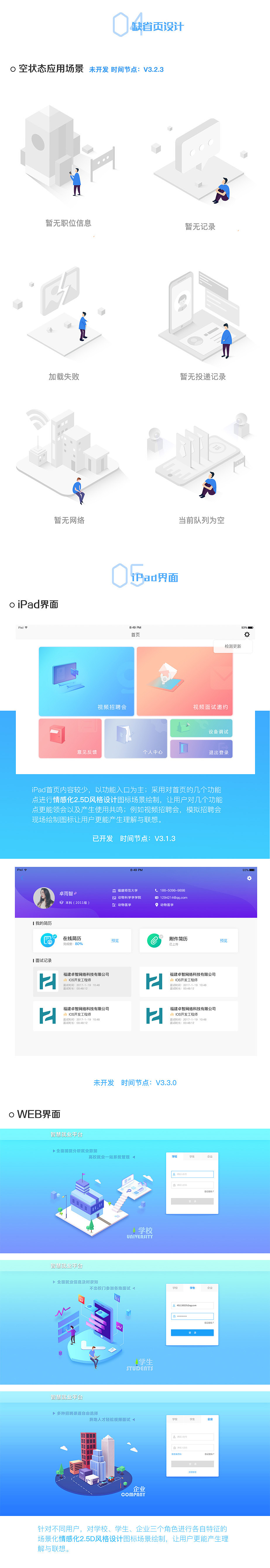 青藤就业设计风格方案（图ZMTA4MTY0NTY0） - APP界面 - 站酷设计师Trouble英原创素材 - 站酷ZCOOL
