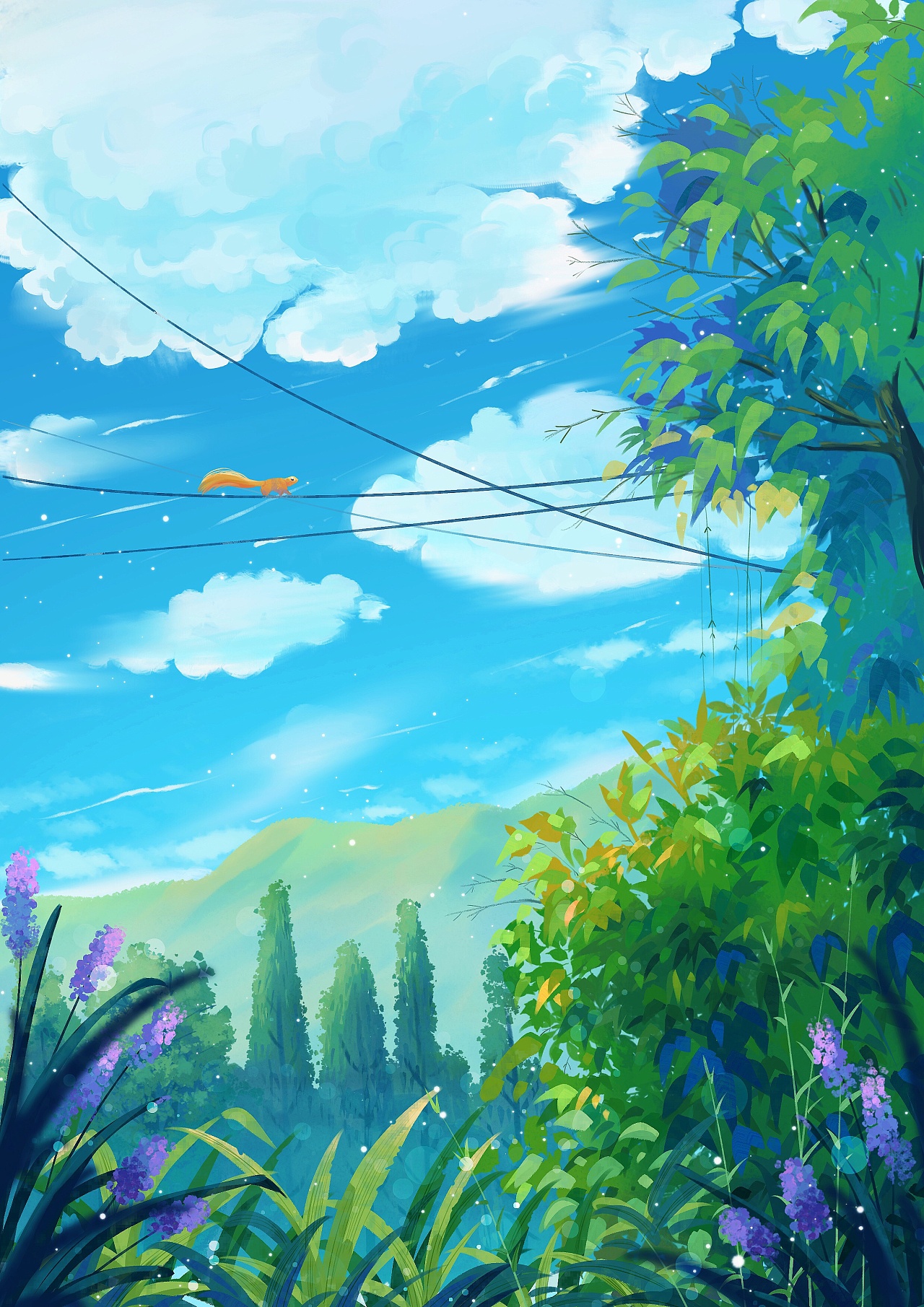 日系场景插画壁纸