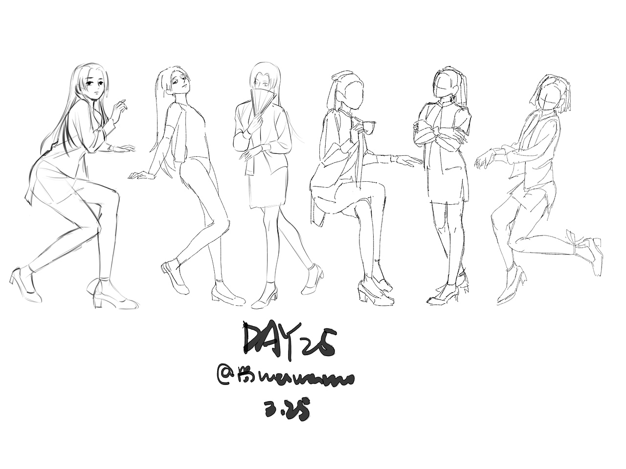 #速写60天挑战赛#Day25@速写班长（图ZMjk0Mzg4NjUy） - 创作习作 - 站酷设计师褪色洋流原创素材 - 站酷ZCOOL