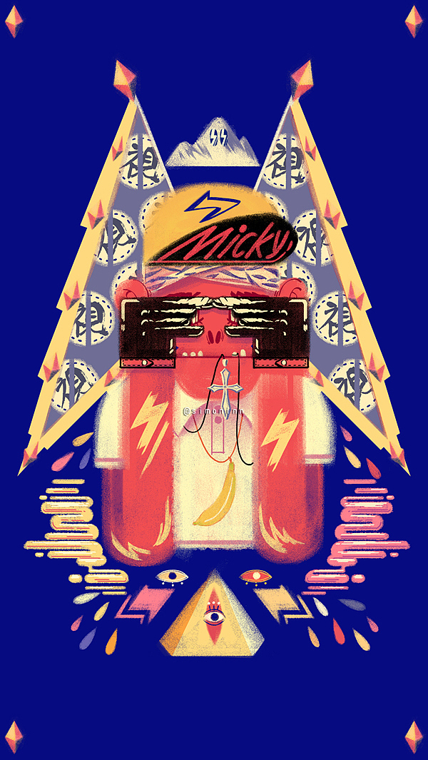 新年狂欢不收尾（图ZNDE3MDkyMTY=） - 新锐潮流插画 - 站酷设计师晚門原创素材 - 站酷ZCOOL