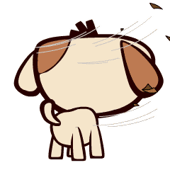 微信表情果冻泰迪狗