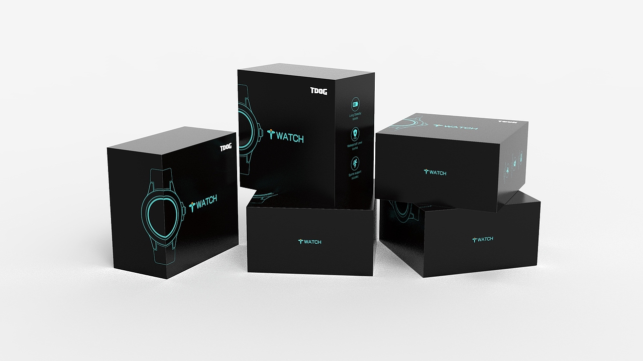 包装盒设计-智能手表