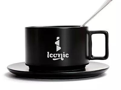 Iconic咖啡logo设计 符号logo设计