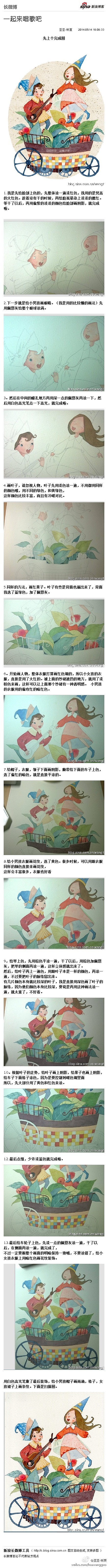 《那些年我发过的水彩教程》 大过年的，送上几个水彩教程，给小伙伴拜年，希望喜欢。（图ZMjQ3ODgyMzI=） - 商业插画 - 站酷设计师兔梨商店原创素材 - 站酷ZCOOL