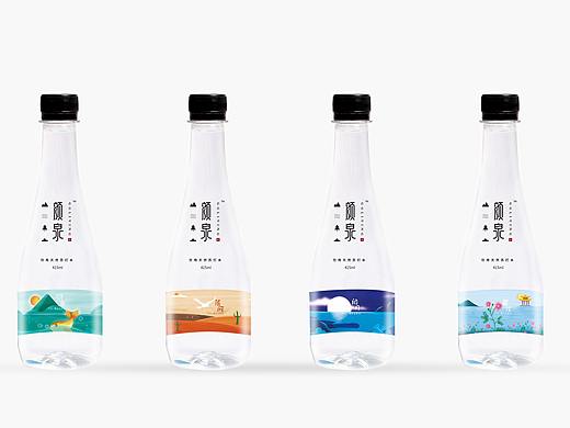 颜泉苏打水系列插画设计