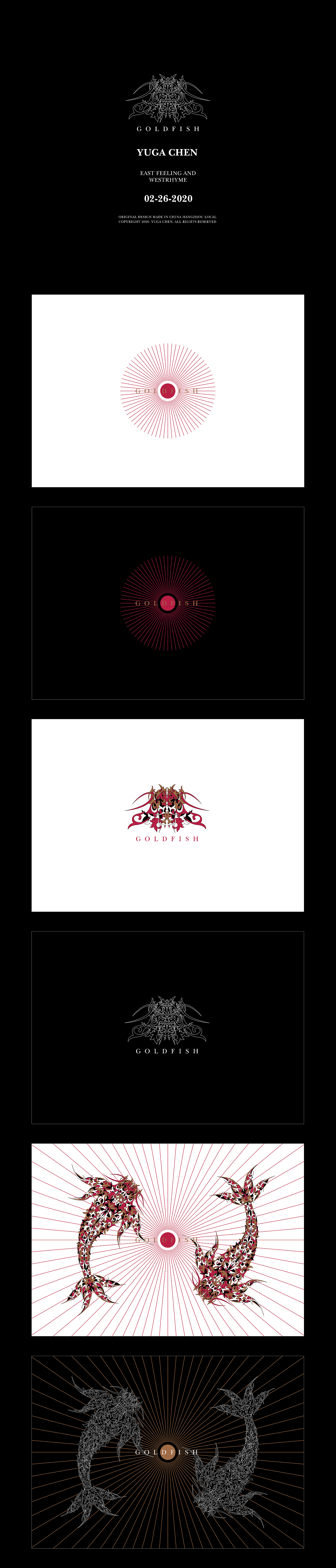 国潮图案设计《GOLDFISH》（图ZMTk3MTMwMjIw） - 图案 - 站酷设计师进击的CKC原创素材 - 站酷ZCOOL