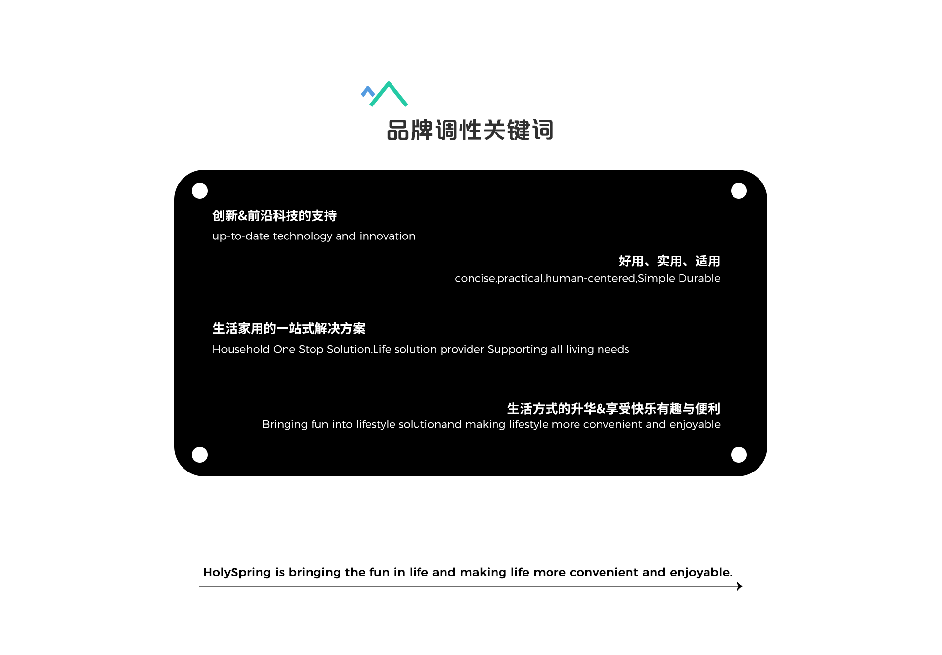 家居电器品牌——HolySpring 品牌视觉识别系统