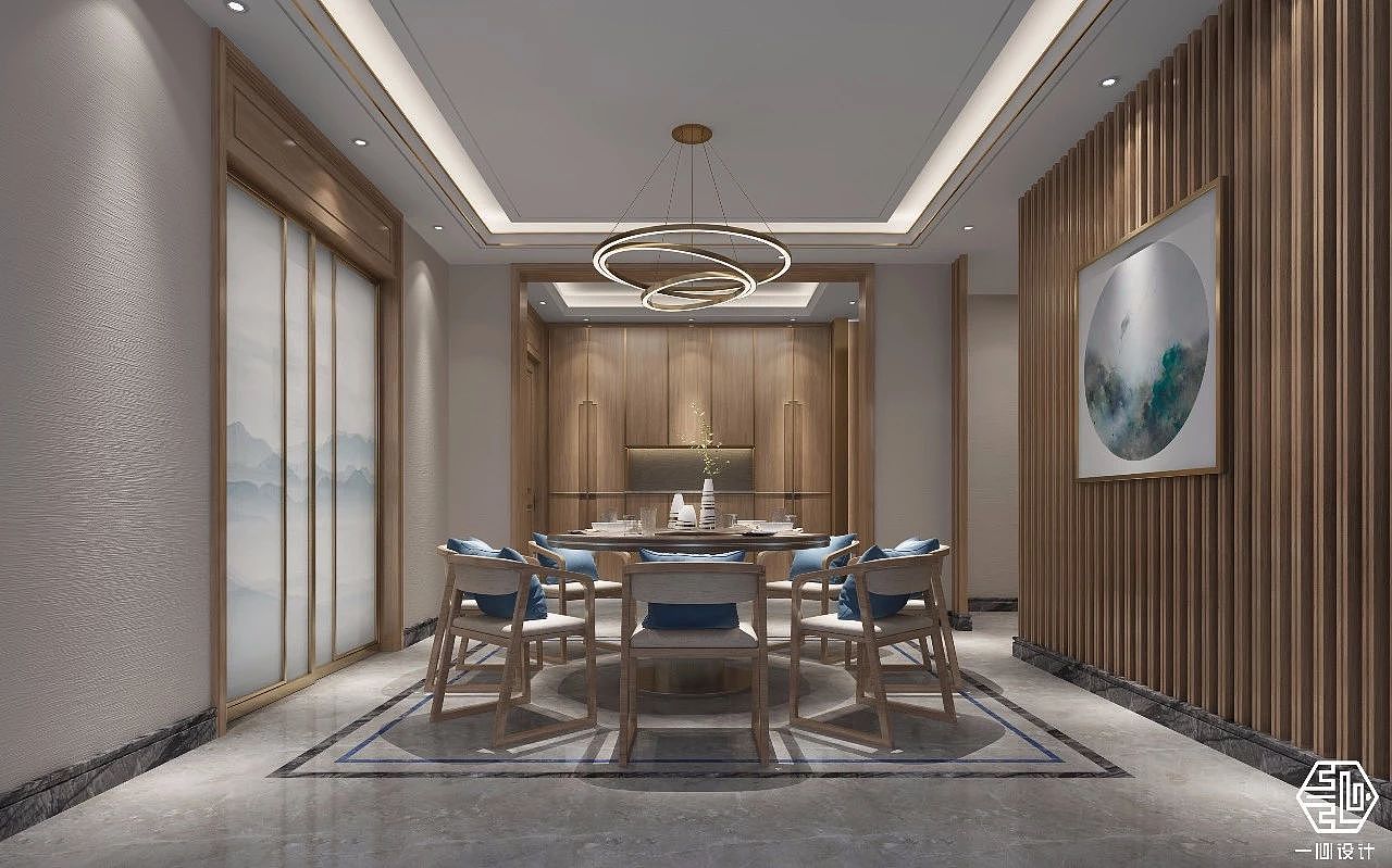 一心中式设计丨餐厅篇