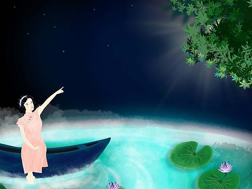 月光小姐姐（個人主頁-ZNDY0NjExMzI=） - 創(chuàng)作習(xí)作 - 站酷設(shè)計師歐陽噗噗原創(chuàng)素材 - 站酷ZCOOL