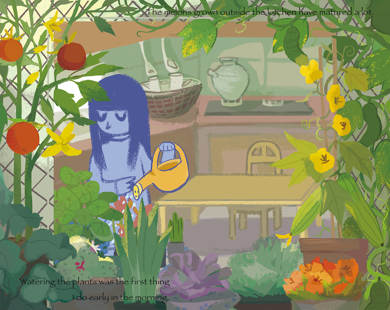 在旧屋的一天（图ZMjY3MzgxMDI4） - 创作习作 - 站酷设计师蛋挞森原创素材 - 站酷ZCOOL