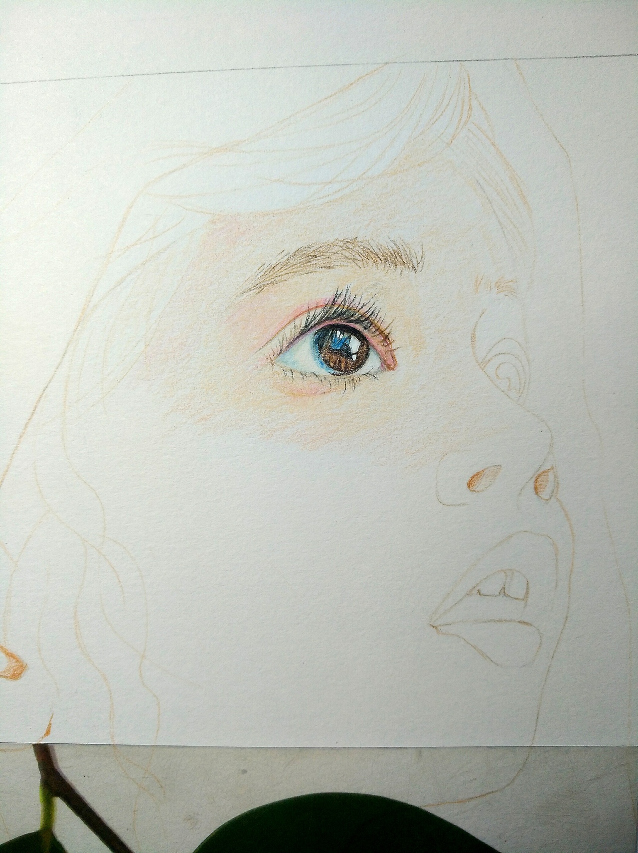 彩铅《信仰》（图ZMTEwNDY1MTg4） - 绘画 - 站酷设计师猫鱼手绘原创素材 - 站酷ZCOOL