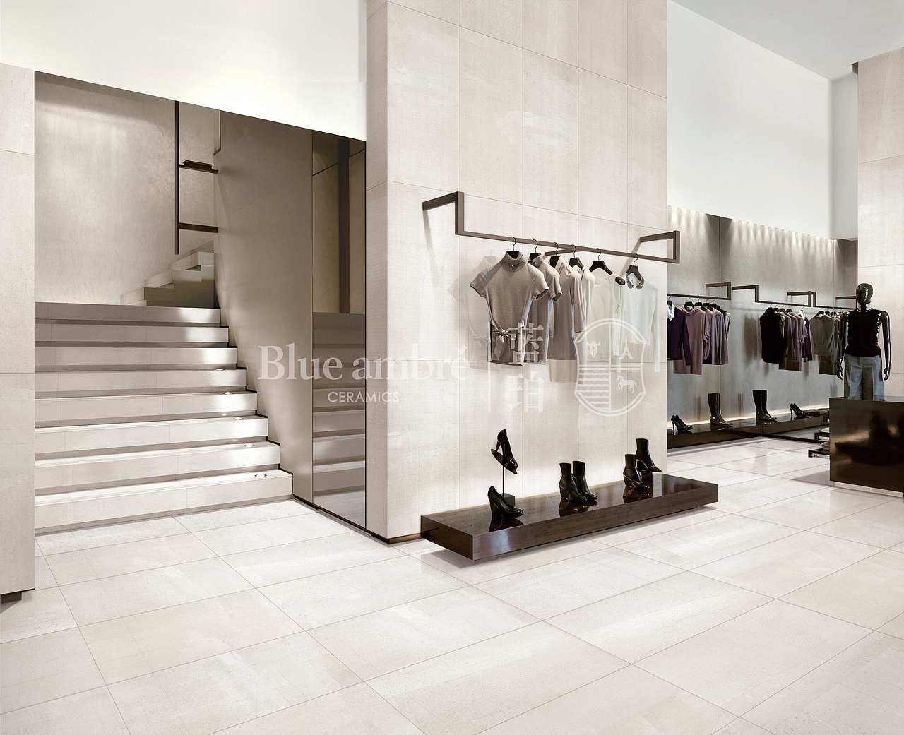 蓝珀瓷砖A系列<新艺术>空间效果图