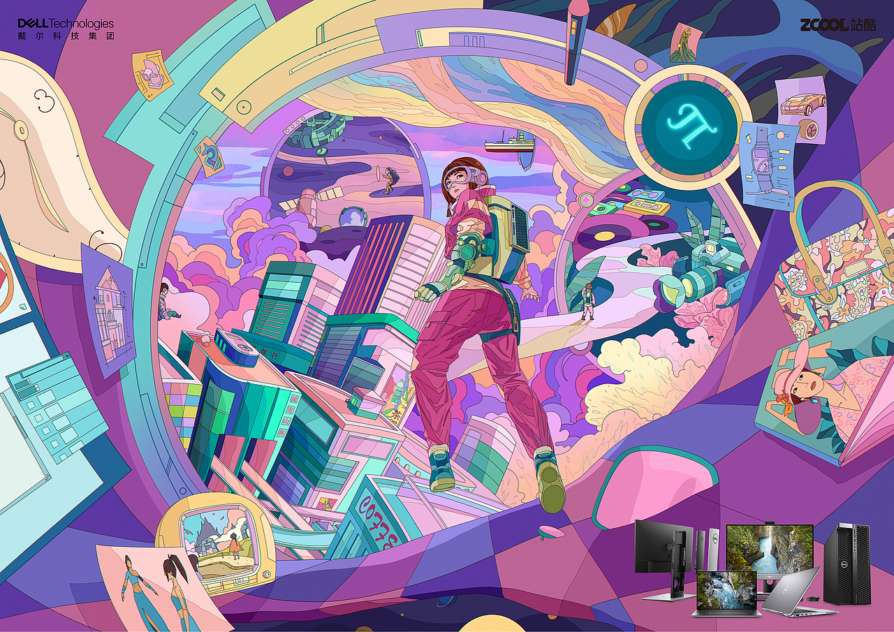 Π 无限空间（图ZMjMxODEyMTg4） - 海报 - 站酷设计师嘉嘉王原创素材 - 站酷ZCOOL