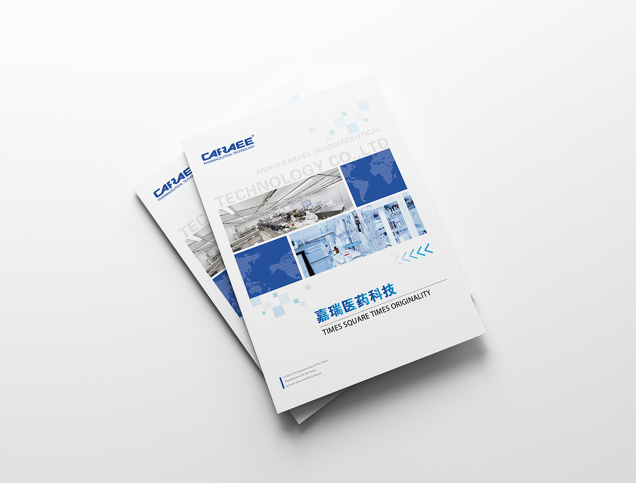 嘉瑞医疗画册封面设计方案