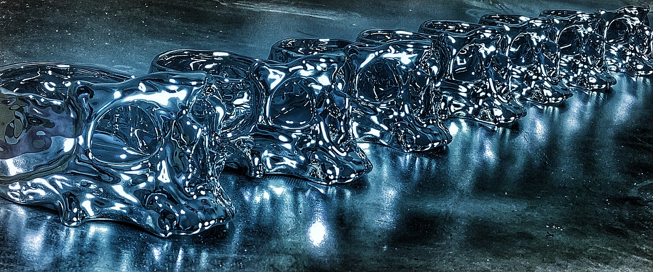 SKULL 黑暗领域 陶瓷电镀