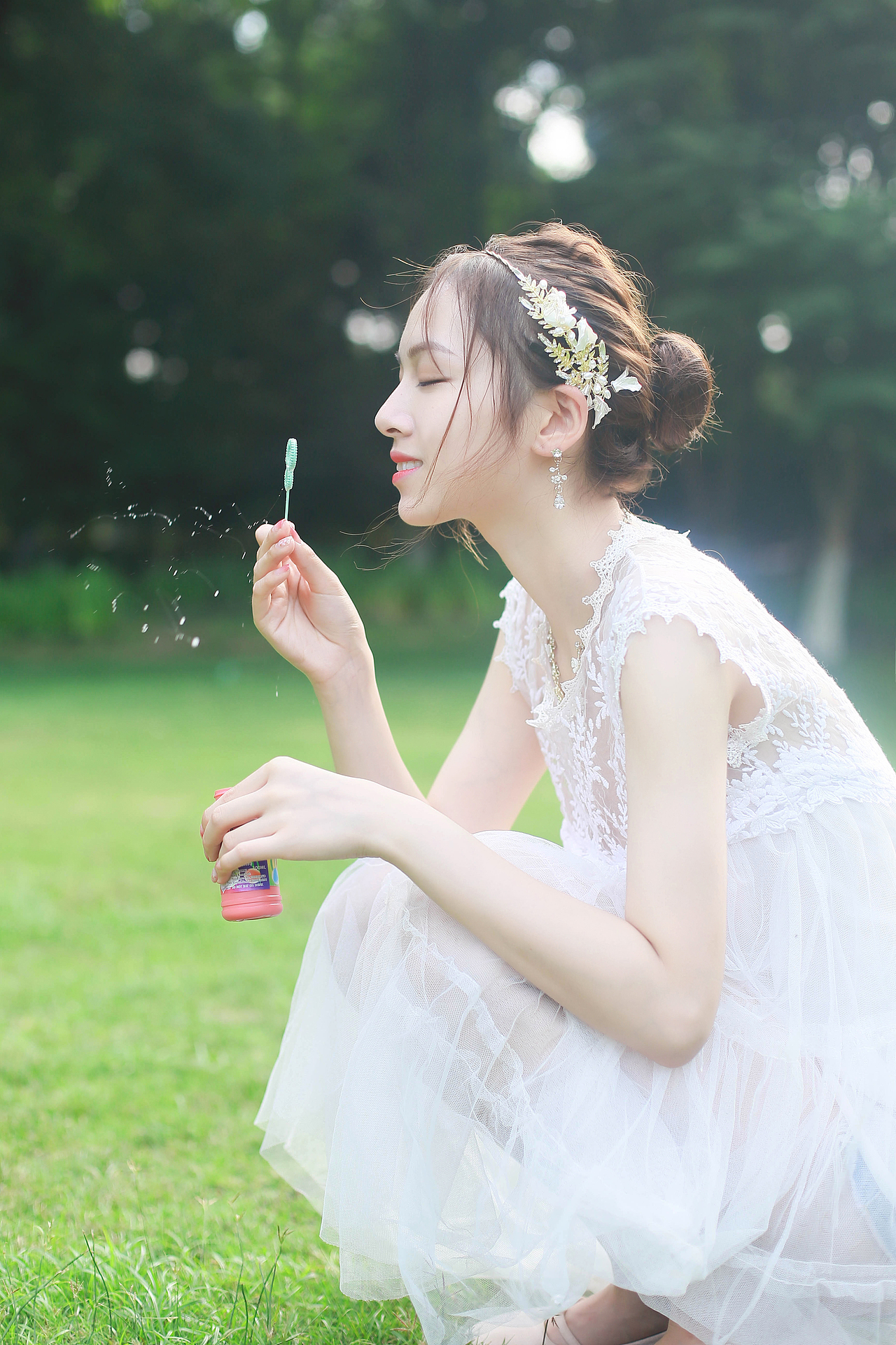 植物园的泡泡女孩（图ZMTE5MzU3MjEy） - 人像摄影 - 站酷设计师芥茉在拍照原创素材 - 站酷ZCOOL