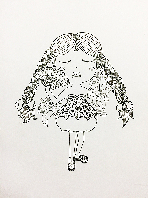 線描（圖ZMTEyMzk5MjAw） - 藝術插畫 - 站酷設計師陳蛋比原創(chuàng)素材 - 站酷ZCOOL