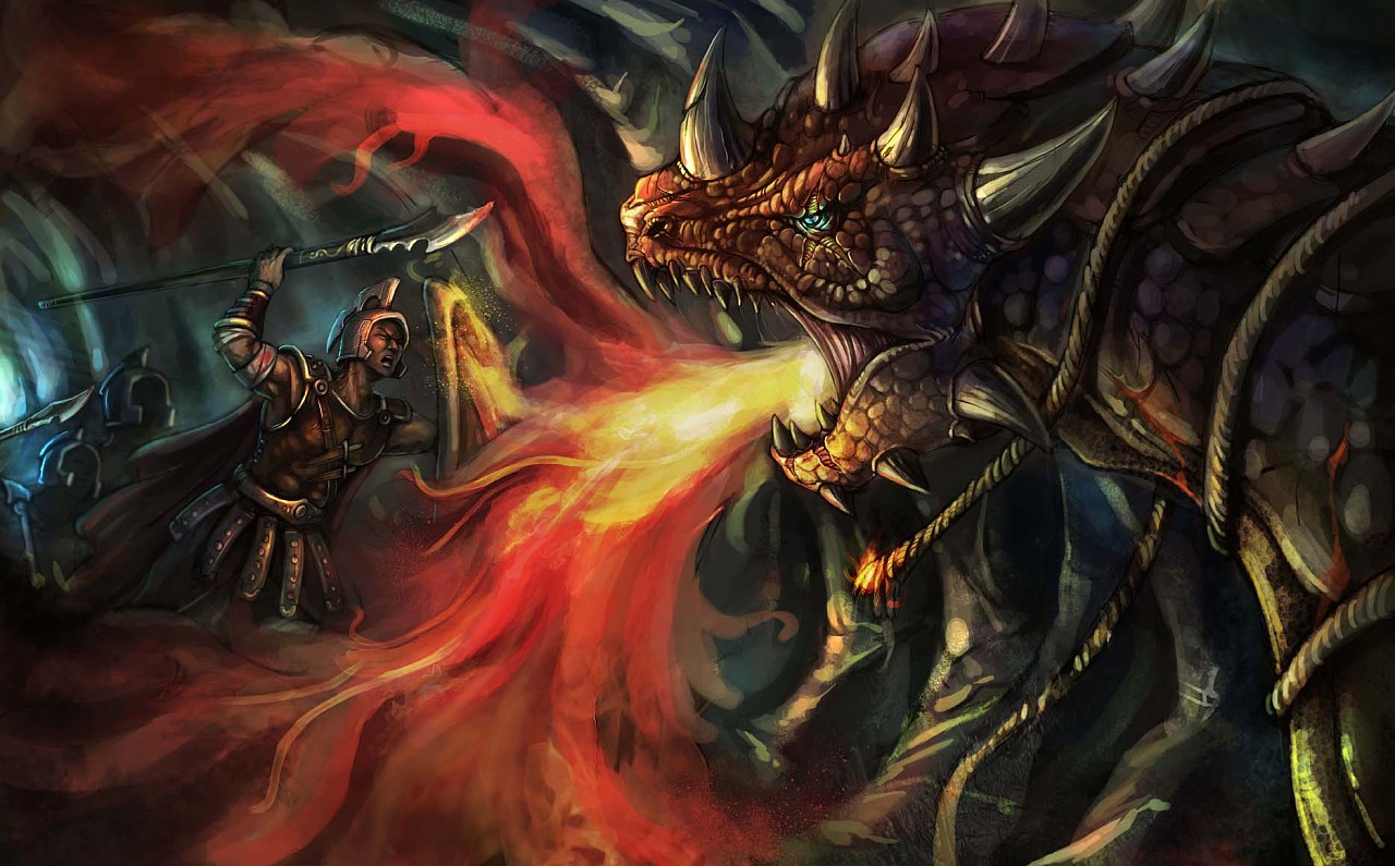 游戏原画练习打怪啦