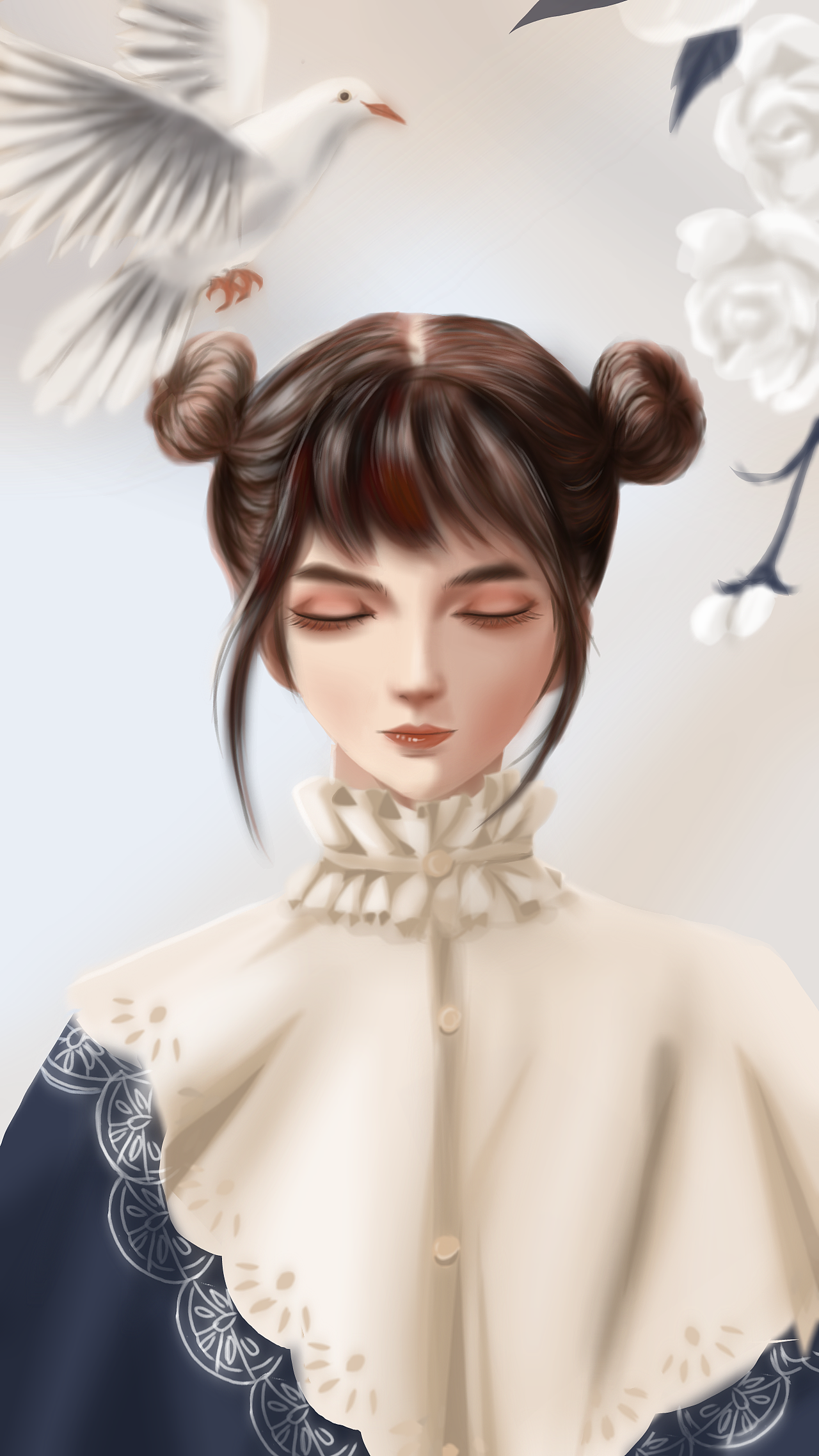 人像（图ZMjI5NjIxOTM2） - 商业插画 - 站酷设计师兰舟L原创素材 - 站酷ZCOOL