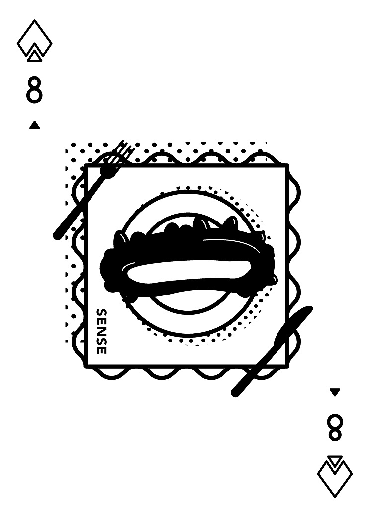 平面设计-黑红扑克