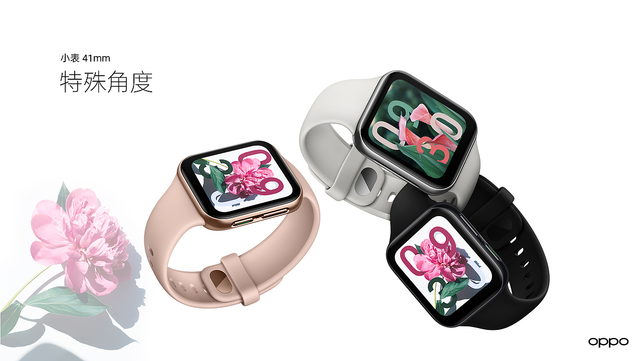OPPO Watch 表盘 - 花语（图ZMjAwODYwMjky） - 主题/皮肤 - 站酷设计师fairyex原创素材 - 站酷ZCOOL