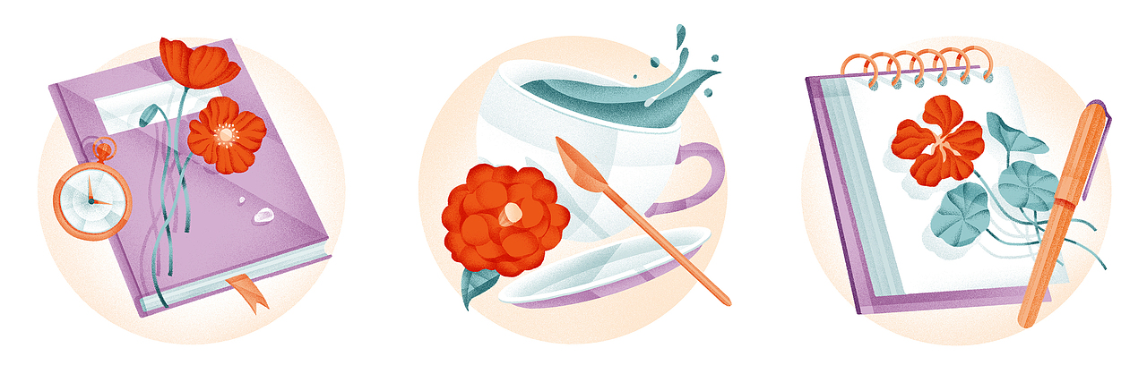 一些插画。（图ZMTQ4OTU5NjUy） - 艺术插画 - 站酷设计师AshJimage原创素材 - 站酷ZCOOL