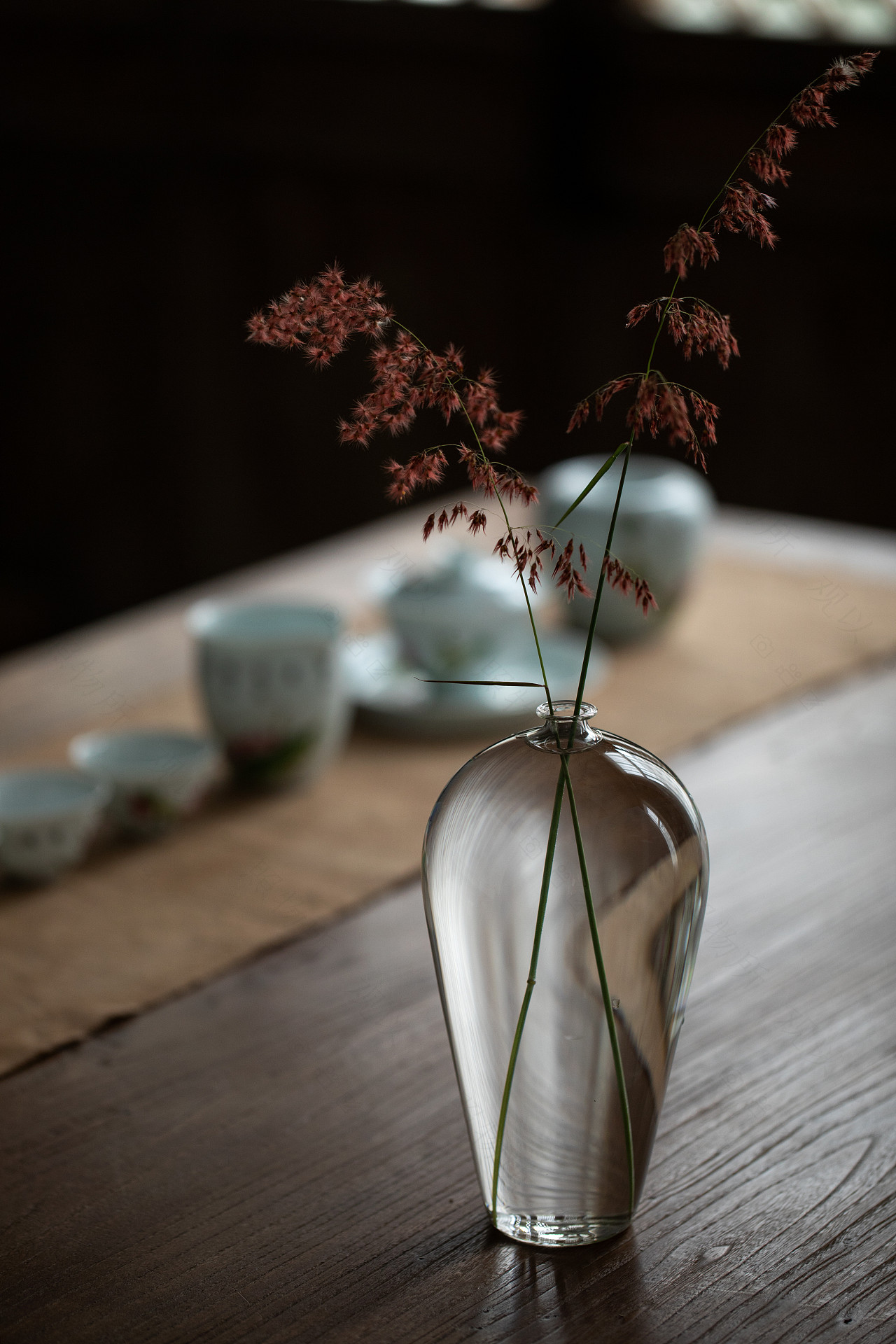 现代简约玻璃花瓶炫彩琉璃花瓶客厅插花玄关样品房装饰花器-阿里巴巴