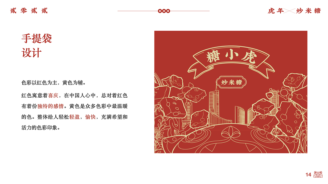 “糖小虎”炒米糖包装设计