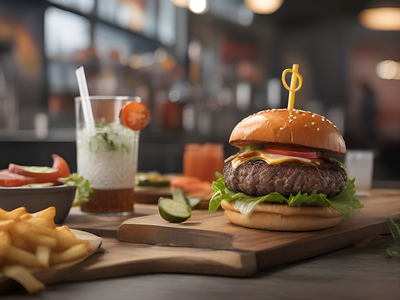 汉堡乐章：独特口味与创新搭配的美味之旅