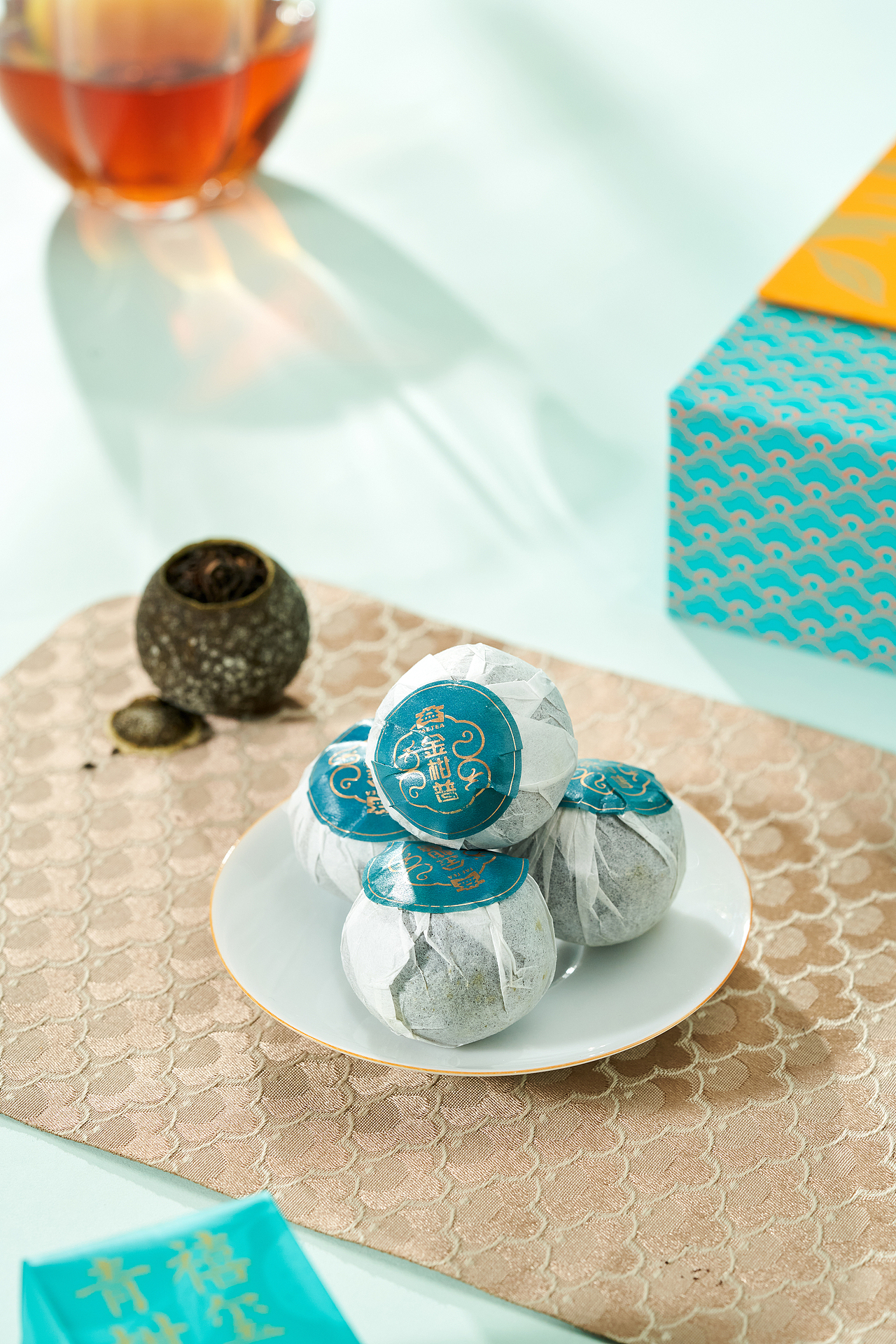 大益普洱茶玺禧青柑包装设计（图ZMzU3NDA3ODY4） - 包装 - 站酷设计师TEADesign原创素材 - 站酷ZCOOL