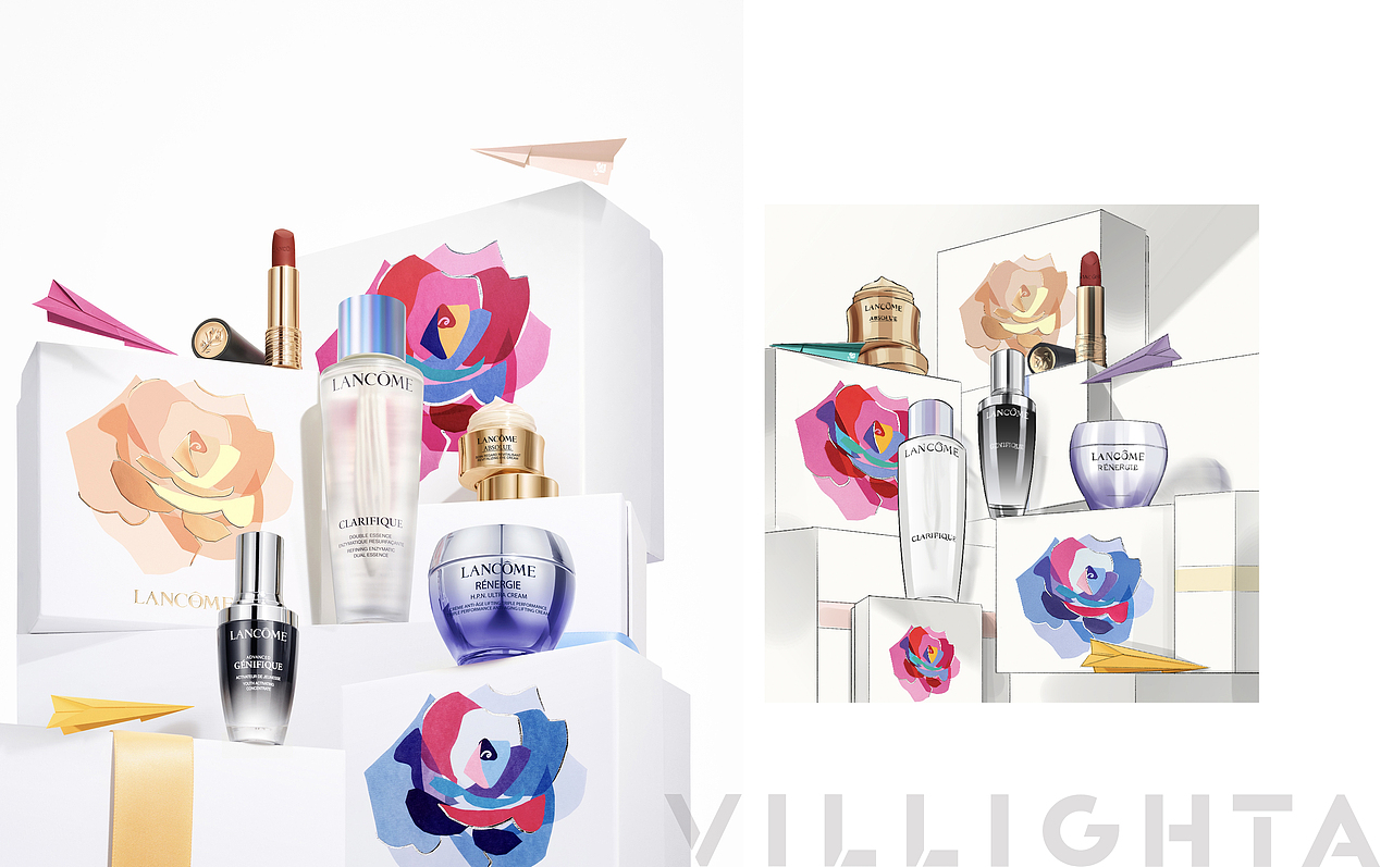 兰蔻LANCÔME会员节KV大片