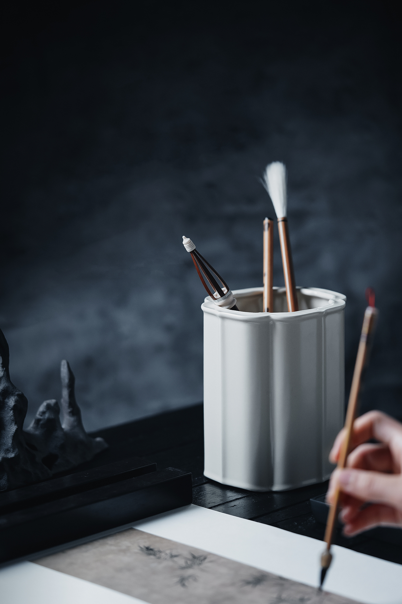 荣宝斋——仿清乾隆海棠笔筒（图ZMzUzMjYyMzc2） - 产品摄影 - 站酷设计师飞翔的大西瓜原创素材 - 站酷ZCOOL