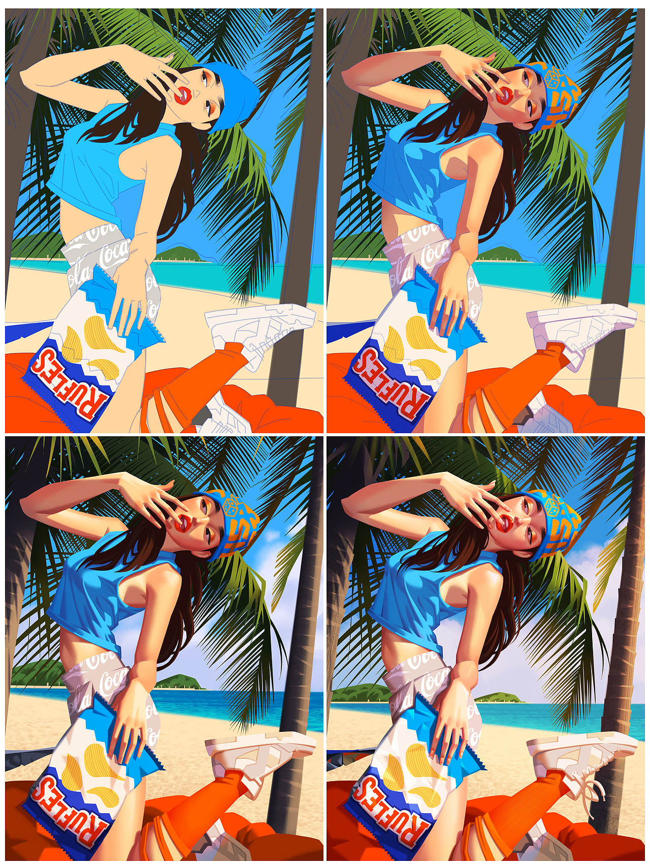 甜味太阳☀️（图ZMzY1NjIxNzA4） - 创作习作 - 站酷设计师Tatooine1986原创素材 - 站酷ZCOOL