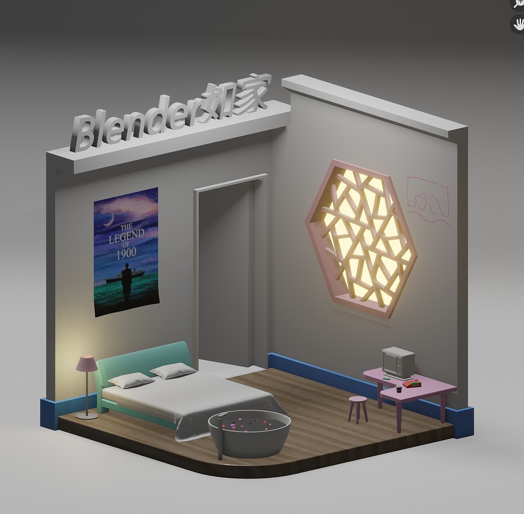blender作品（图ZMzA2MDE0OTQ0） - 场景 - 站酷设计师稀饭饭稀原创素材 - 站酷ZCOOL