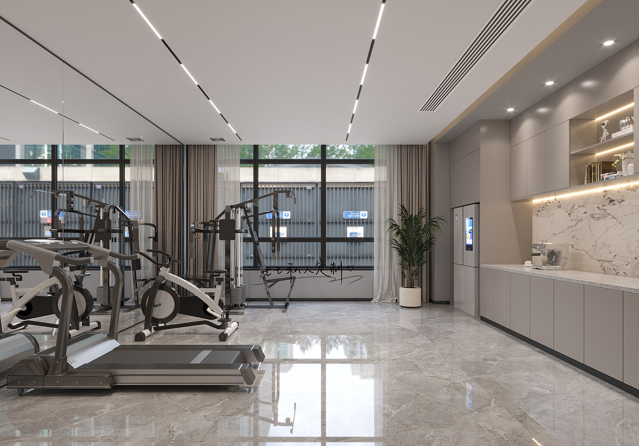 新中式办公室设计,打造办公、接待、休息一体化空间