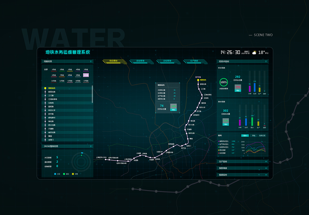地铁水务运维管理系统